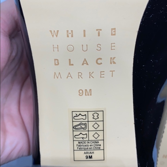 39. White House Black Market Ariah Oxford Mules size 9 - Picture 9 of 9